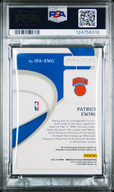 2023 Panini Immaculate Patch Autograph Patrick Ewing Red /49 PSA 9 POP 1 Auto